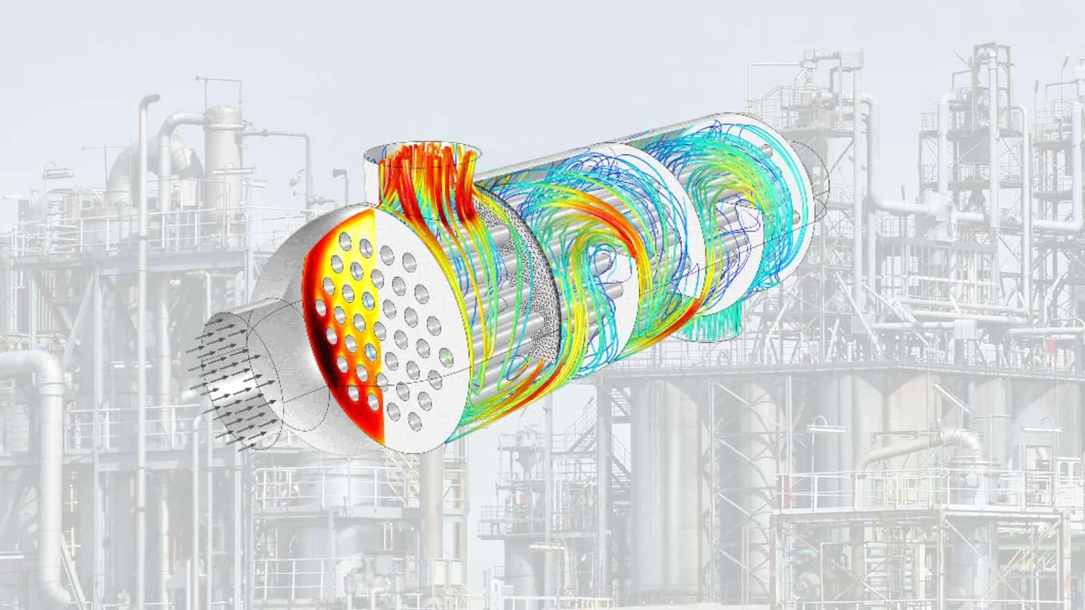 CFD heat exchanger simulation