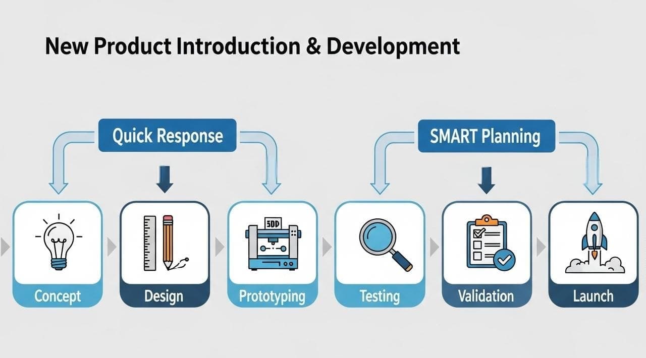 npi/npd process 6-stage npi/npd process with smart planning