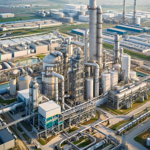 petrochemical plant complex petrochemical complex